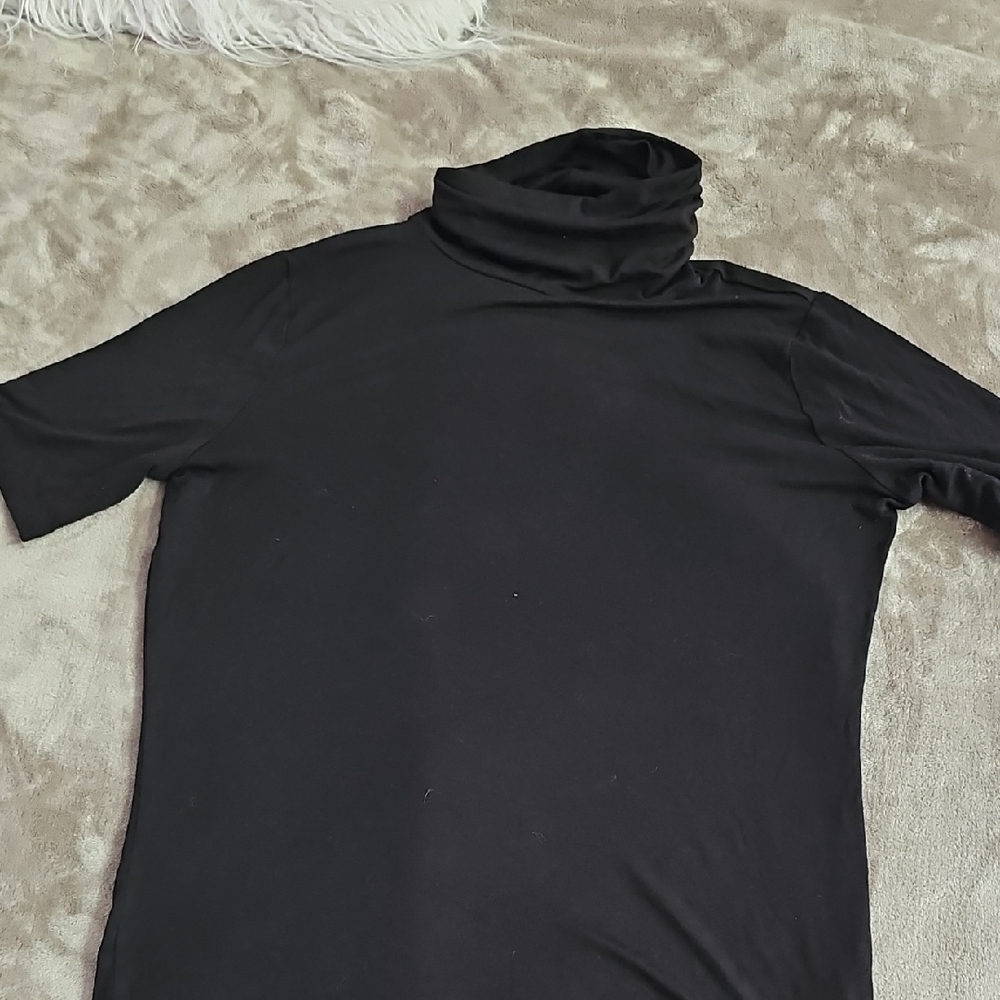 MICHAEL Michael Kors Black Turtleneck Top